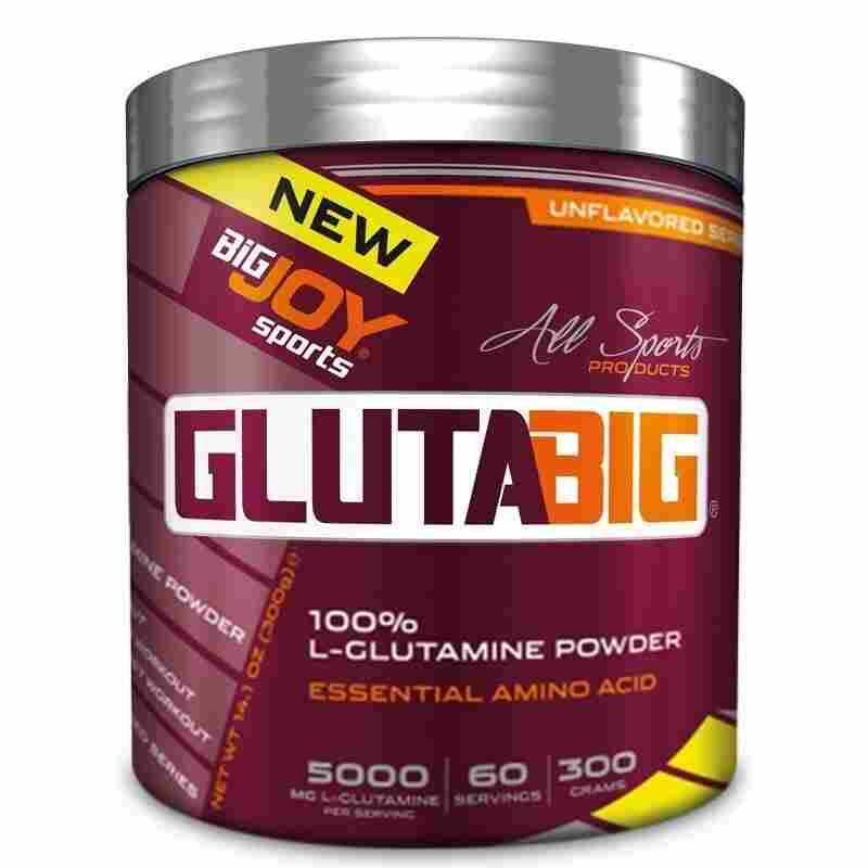 bigjoy glutabig %100 glutamine powder 300 gr