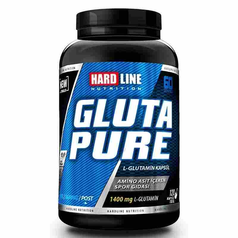 hardline glutapure 120 capsül