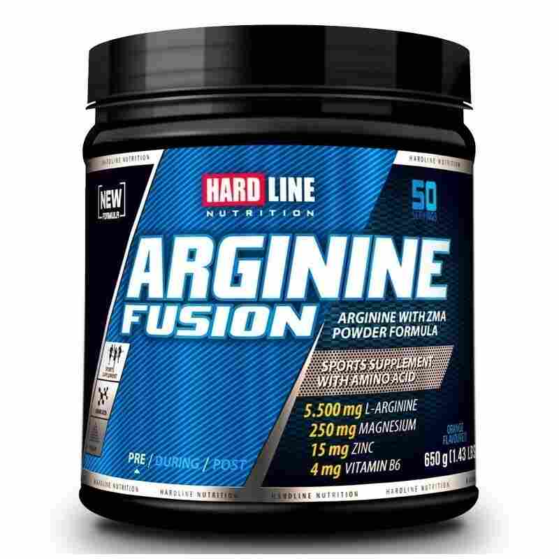 hardline arginine fusion 650 gr portakal