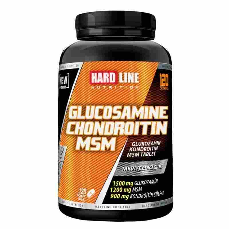 hardline glucosamine chondotrain msm 120 tablet