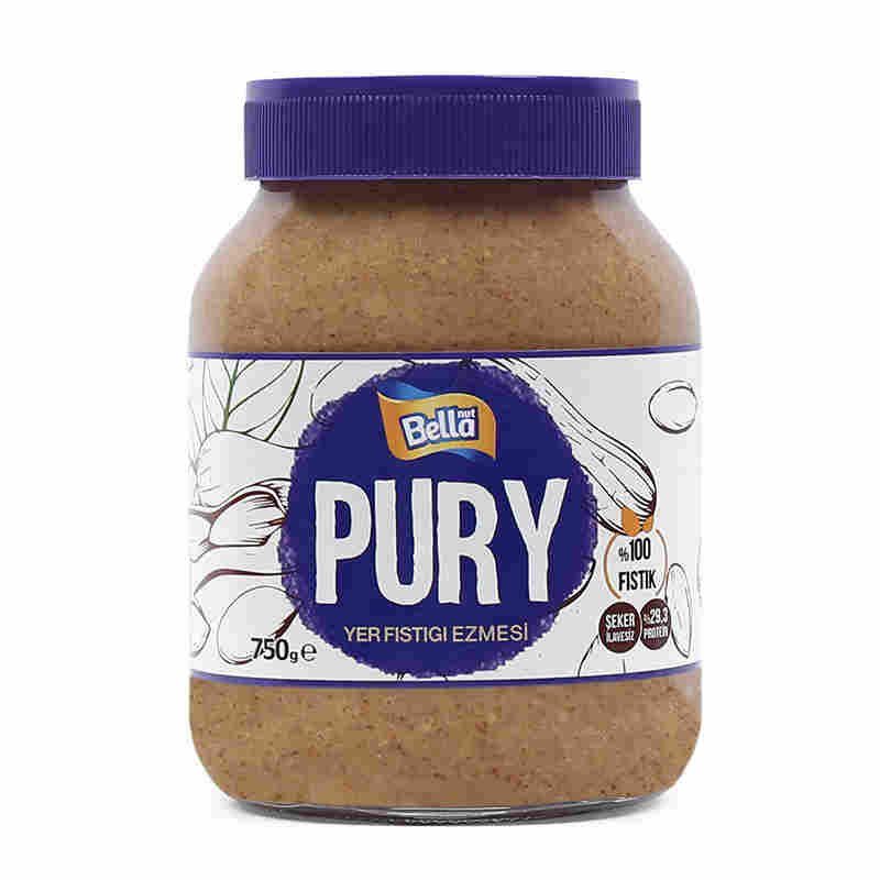bella nut pury yer fıstığı ezmesi 750 gr