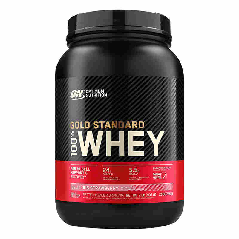 optimum gold standard whey 900 gr çilek