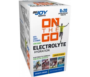 Bigjoy Sports ONTHEGO Electrolyte Sports Drink Limon 8 x 20 Efervesan Tablet