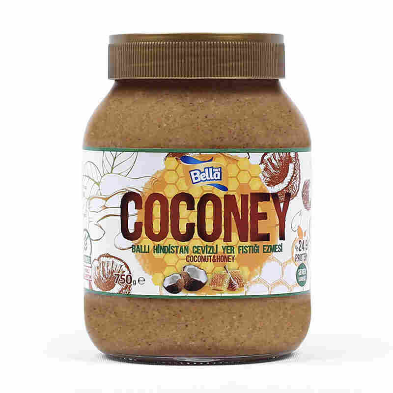 bella nut coconey yer fıstığı ezmesi 750 gr