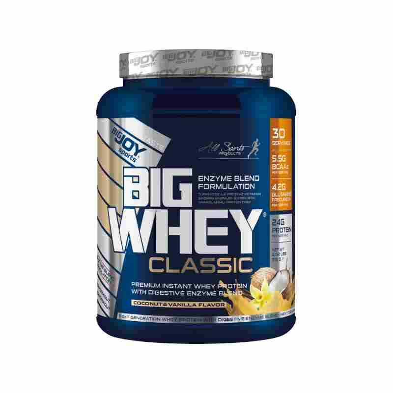 bigjoy bigwhey classic 915 gr vanilya hindistan cevizi