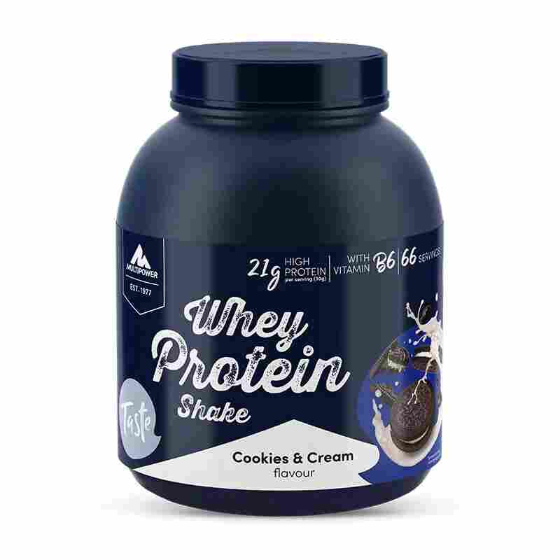 multipower whey protein shake 2000 gr cookies&cream