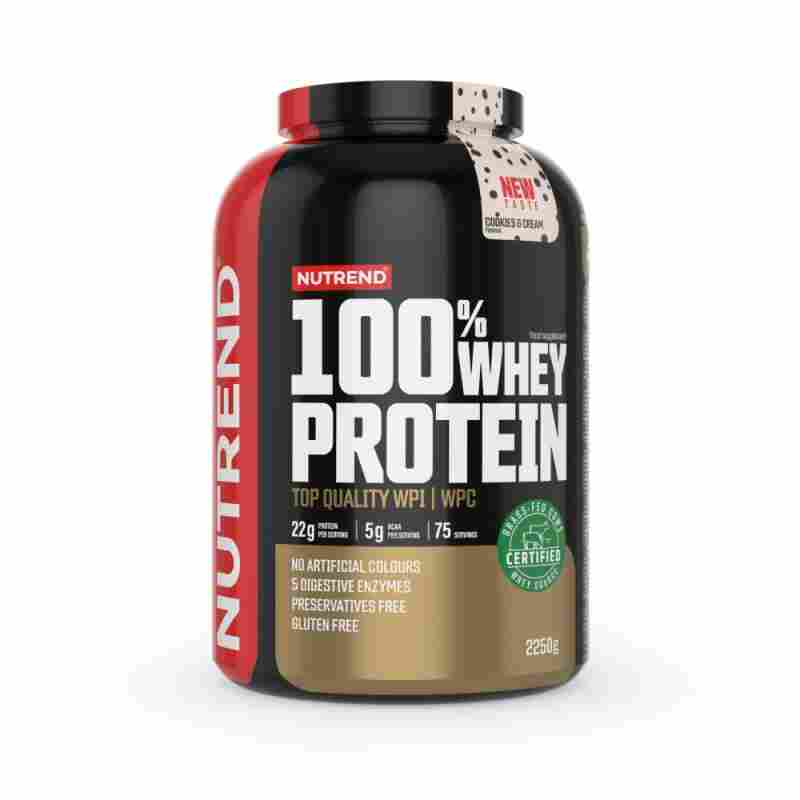 nutrend %100 whey 2250 kg cookies&cream