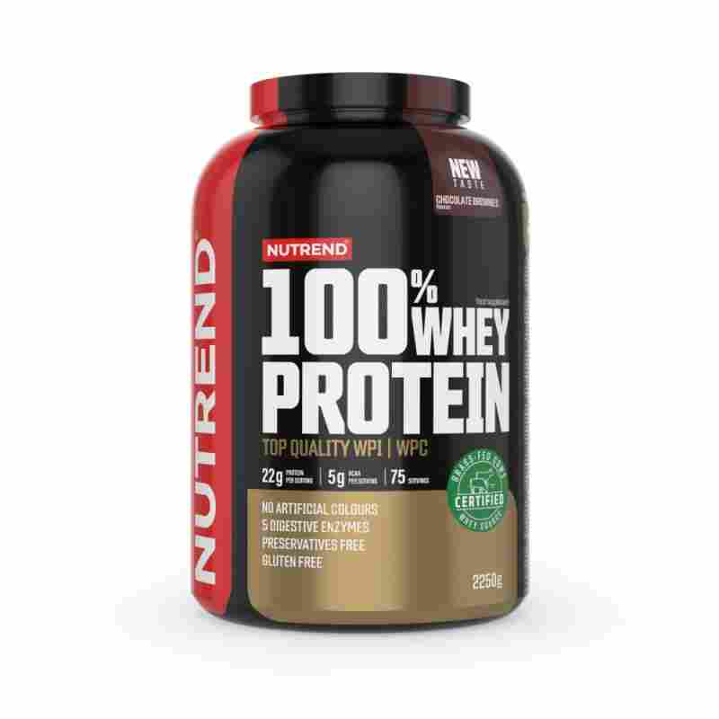 nutrend %100 whey 2250 kg çikolata&browni