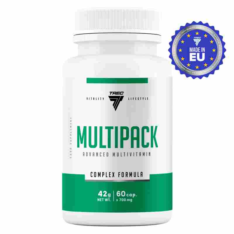 trec multipack multivitamin 60 capsül