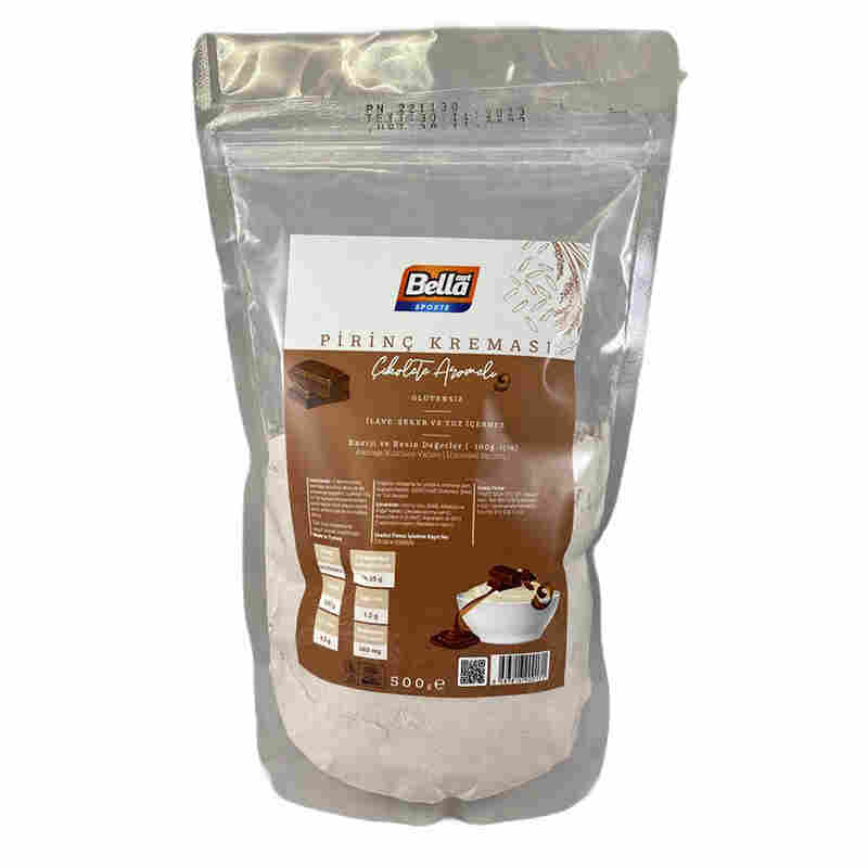 bella nut pirinç kreması 500 gr çikolata