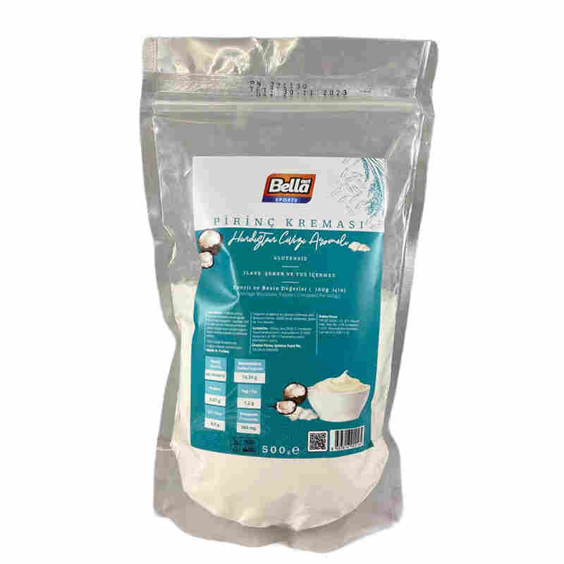 bella nut pirinç kreması 500 gr hindistan cevizi