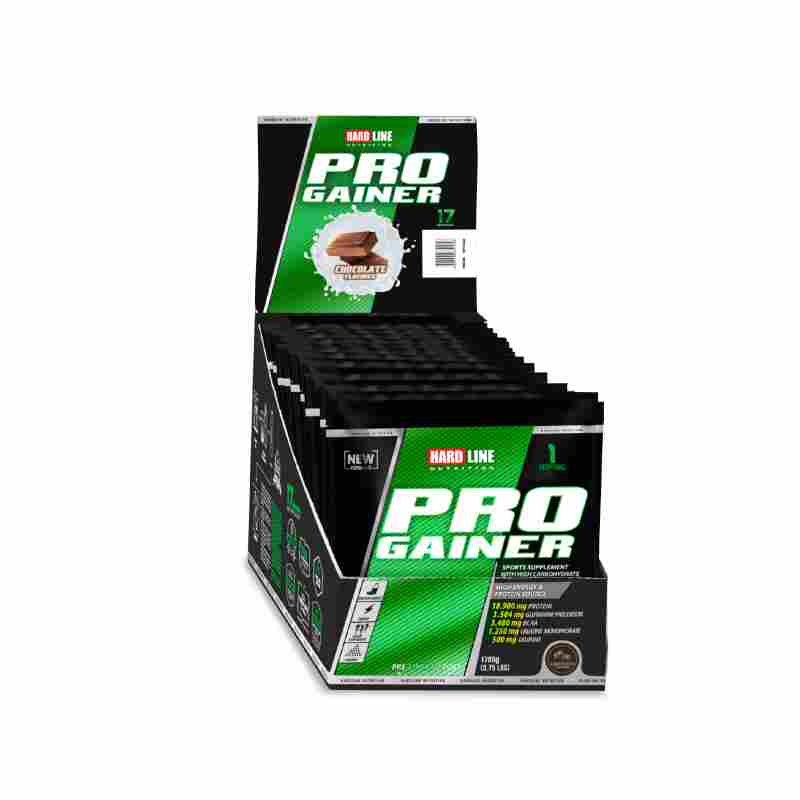 hardline pro gainer 17 saşe x 100 gr çikolata