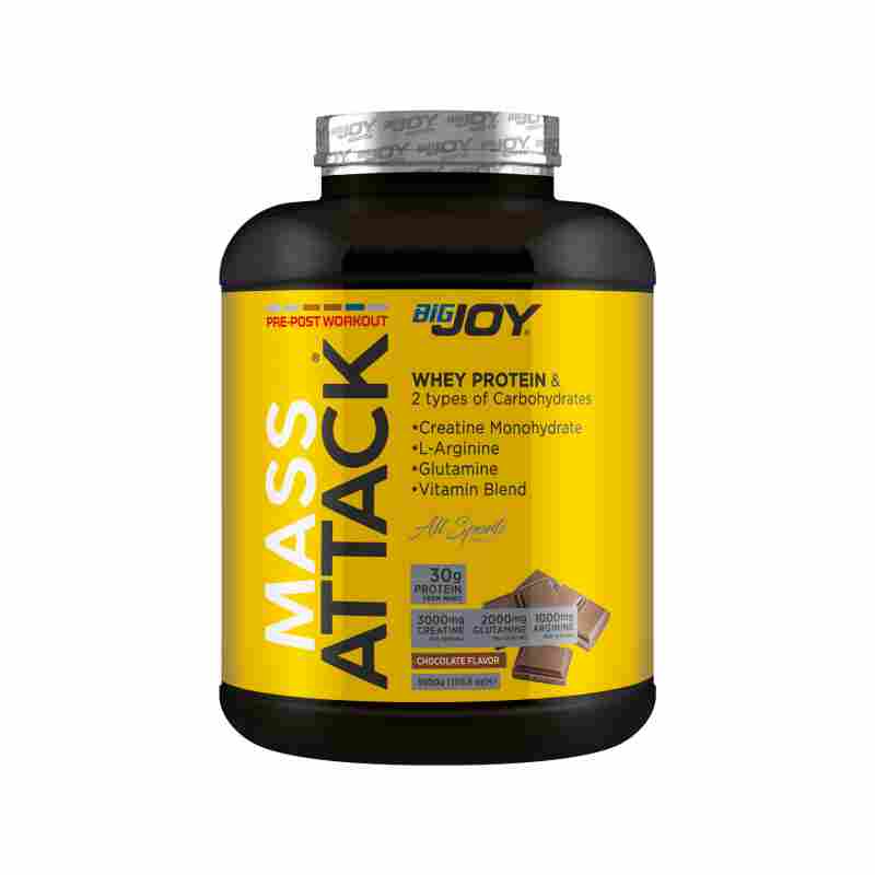 bigjoy sports mass attack çikolata 3000 gr