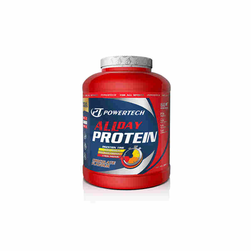 powertech allday protein 1800 gr 60 servis çikolata aromalı